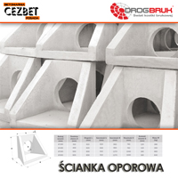 Produkcja ścianek oporowych z betonu - Betoniarnia Cezbet Posada